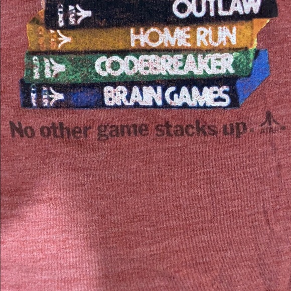 🔥EC 2012 True Vintage RETRO Atari Stacked VIDEO Games T-shirt. - Picture 4 of 7